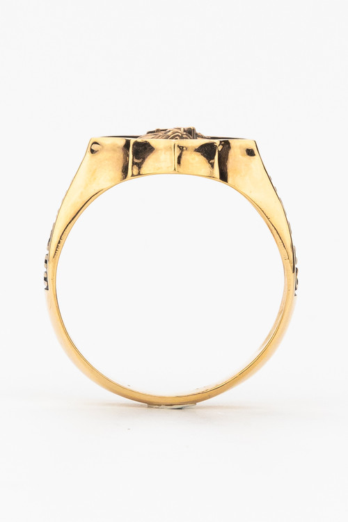 Кольцо из красного золота 585 пробы