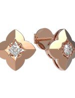 Серьги из золота c бриллиантами