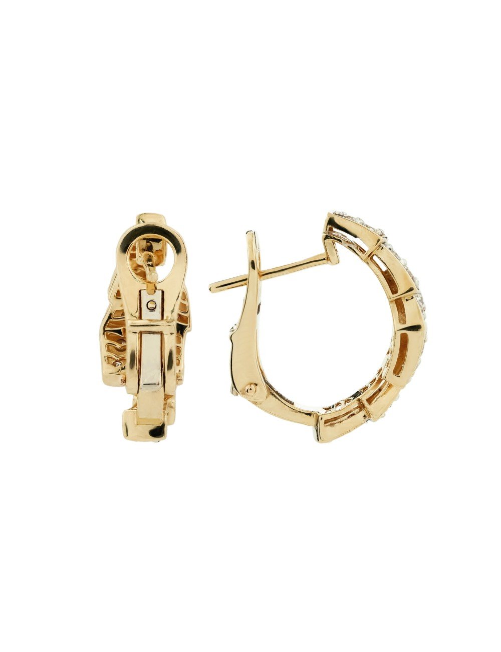 Серьги из золота c бриллиантами