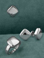 Серьги из белого золота