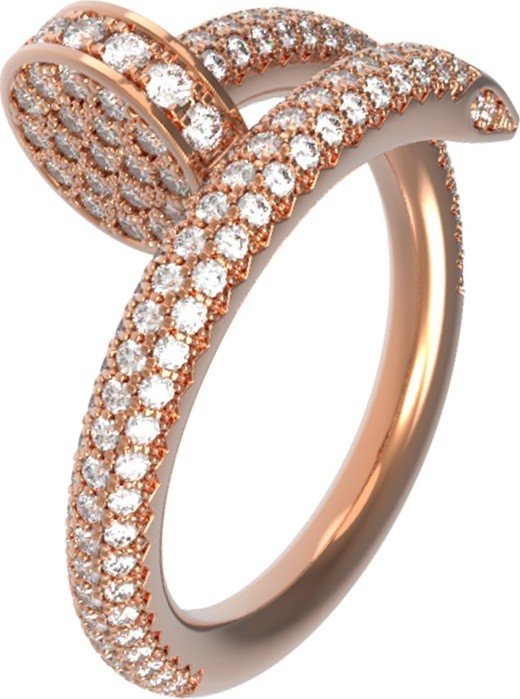 Кольцо из золота c бриллиантами