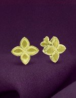 Серьги из лимонного золота