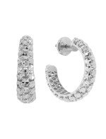 Серьги из белого золота