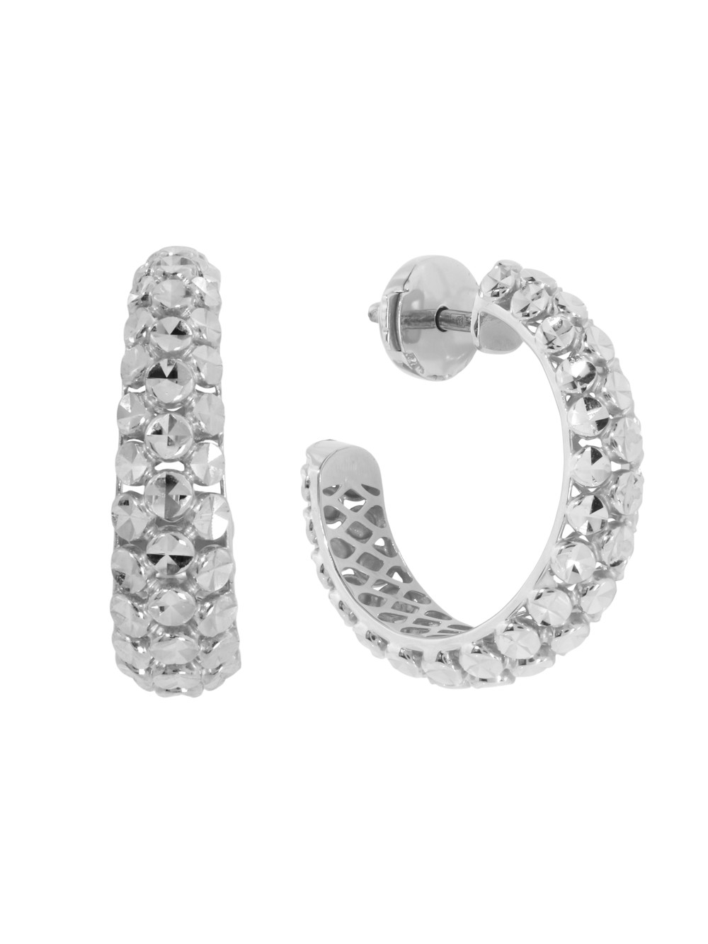 Серьги из белого золота 585 пробы