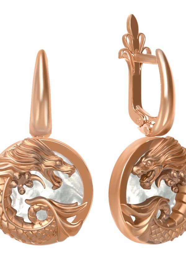 Серьги из золота 585 пробы