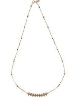 Колье из розового золота c бриллиантами