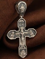 Крест из белого золота