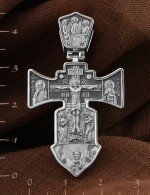 Крест из белого золота