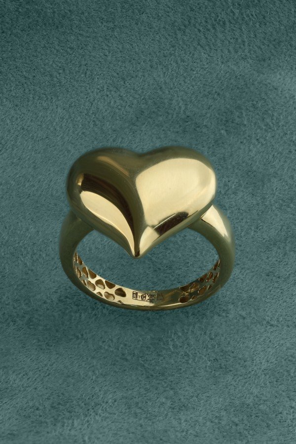 Кольцо из лимонного золота