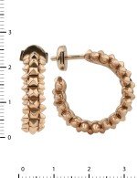 Серьги из розового золота