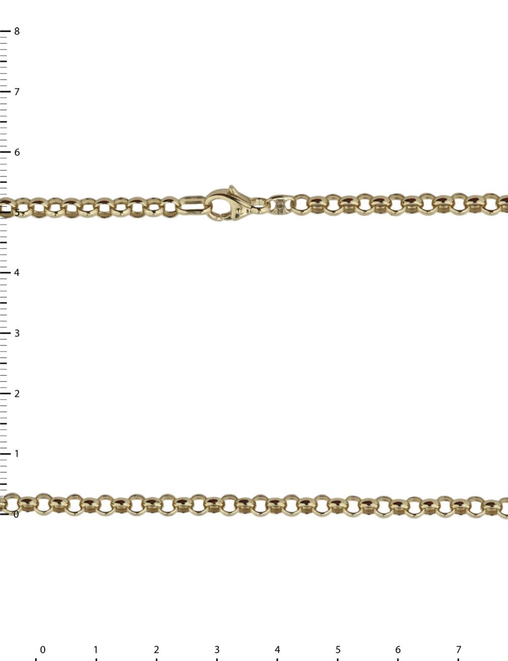 Цепь из лимонного золота