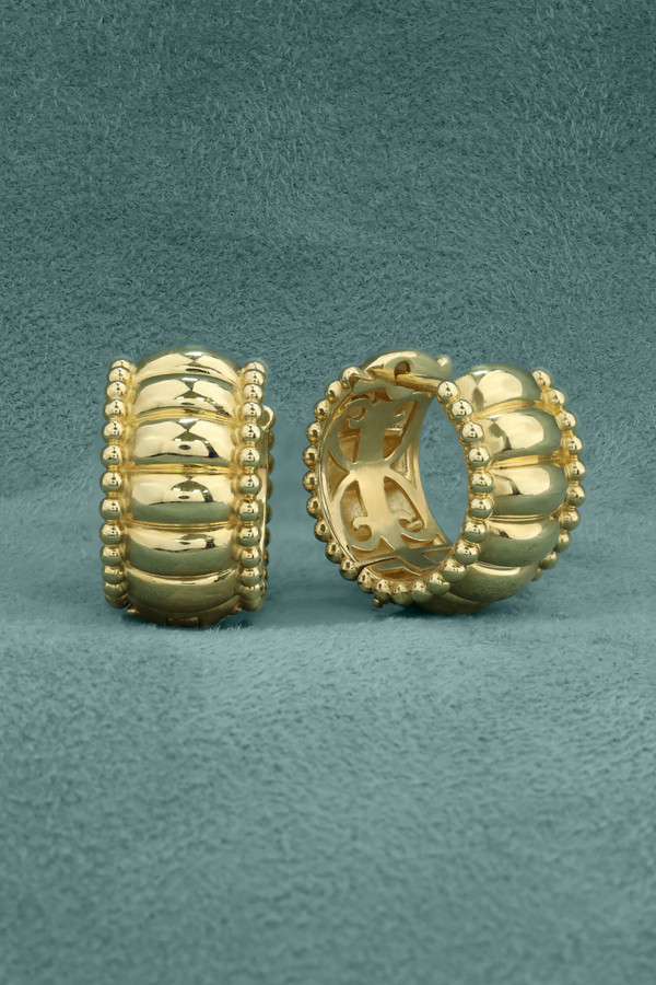 Серьги из лимонного золота 585 пробы