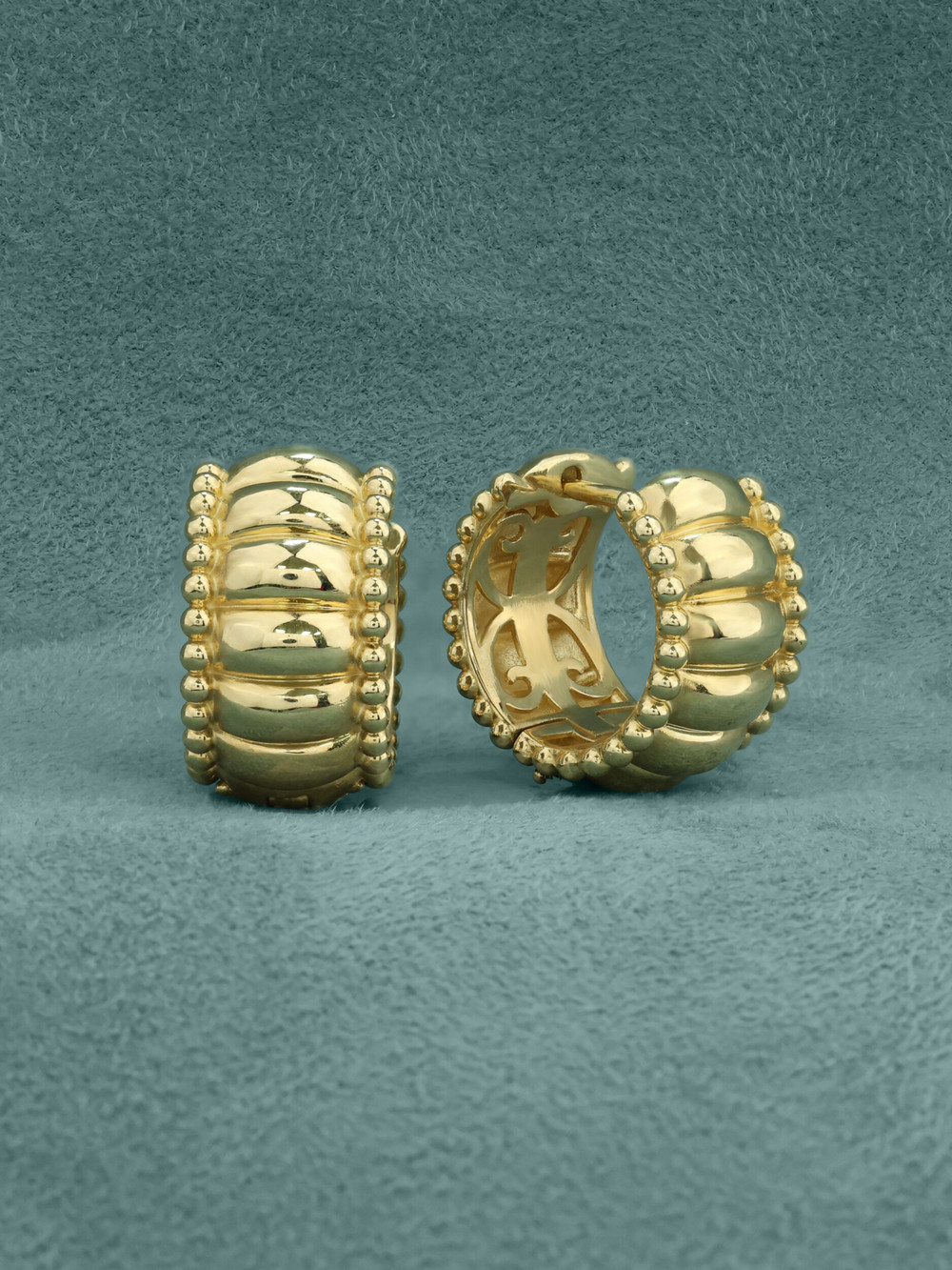 Серьги из лимонного золота 585 пробы