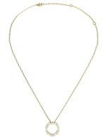 Колье из лимонного золота c бриллиантами