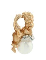 Подвеска из золота c жемчугом