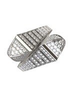 Кольцо из белого золота c бриллиантами