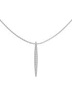 Колье из белого золота c бриллиантами