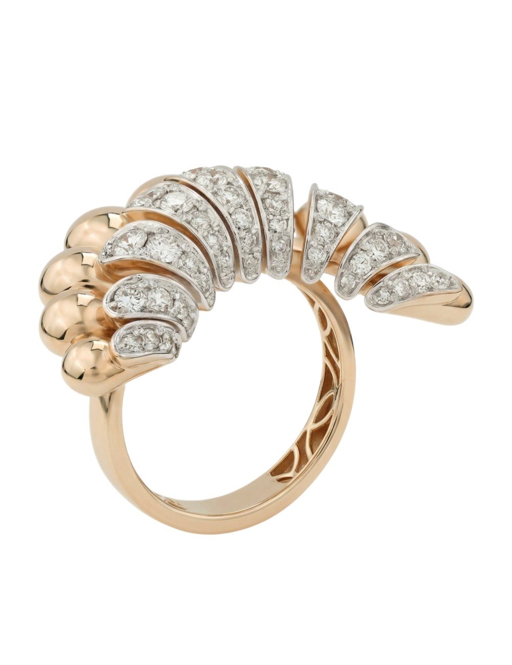 Кольцо из золота c бриллиантами