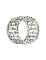 Кольцо из белого золота c бриллиантами