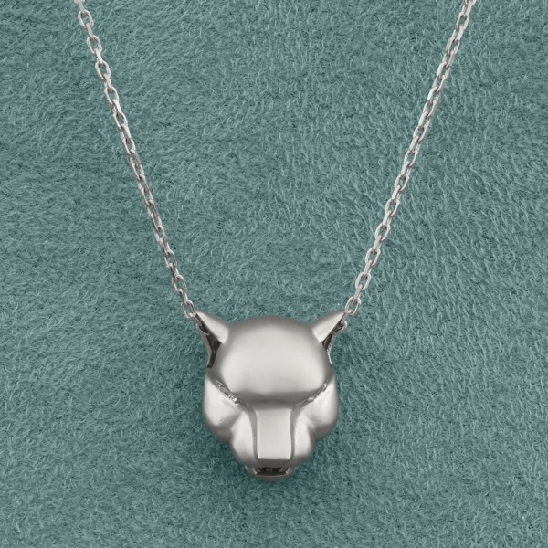 Колье из белого золота 585 пробы c бриллиантами