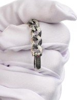 Браслет из серебра c рубином