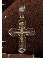 Крест из золота 585 пробы
