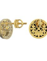 Серьги из лимонного золота 585 пробы
