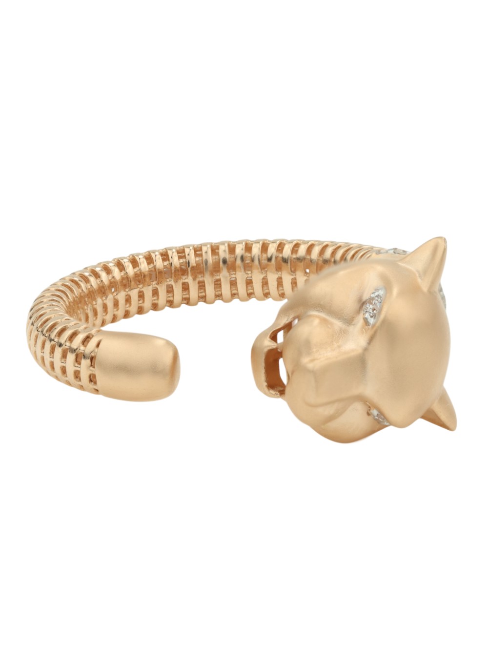 Кольцо из красного золота 585 пробы c бриллиантами