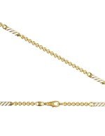 Цепь из лимонного золота c эмалью