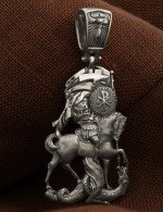 Образок из белого золота