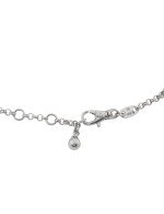 Браслет из белого золота c бриллиантами, ониксом и перламутром