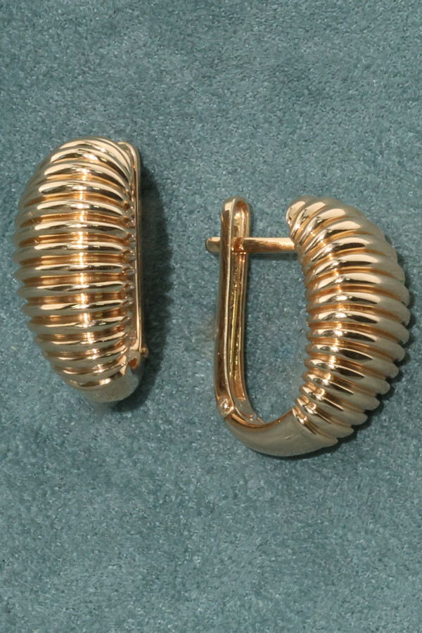 Серьги из красного золота 585 пробы