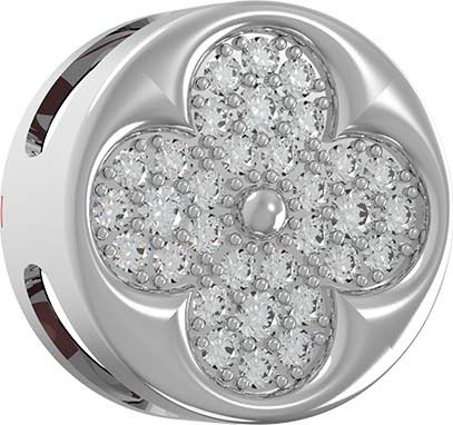 Подвеска из белого золота c бриллиантами