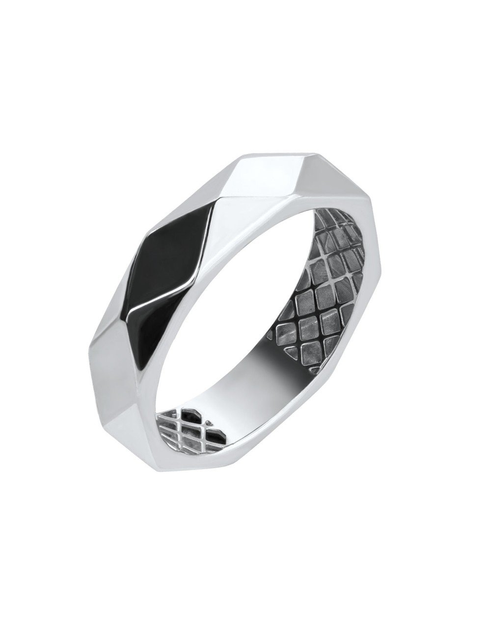 Кольцо из белого золота