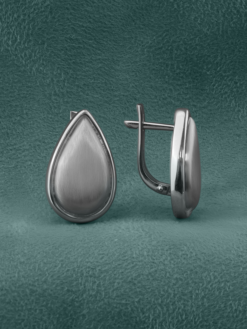 Серьги из белого золота 585 пробы