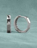 Серьги из белого золота