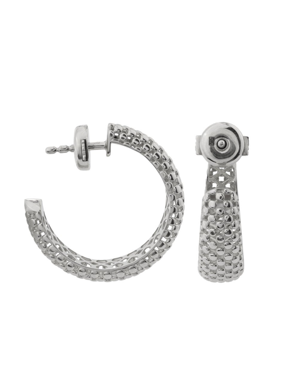 Серьги из белого золота