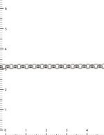 Цепь из белого золота