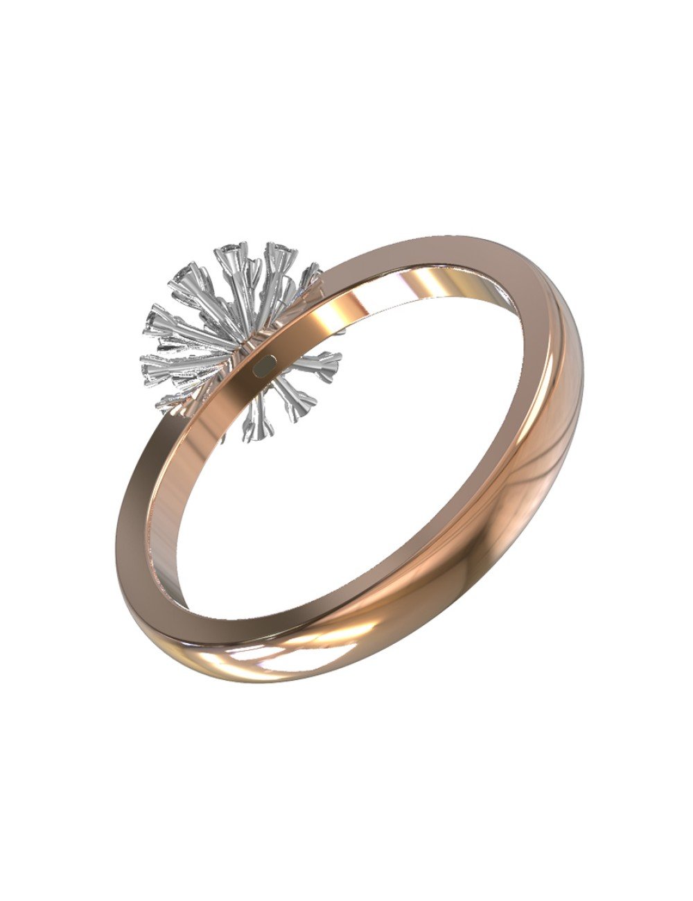 Кольцо из золота c бриллиантами