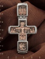 Крест из белого золота