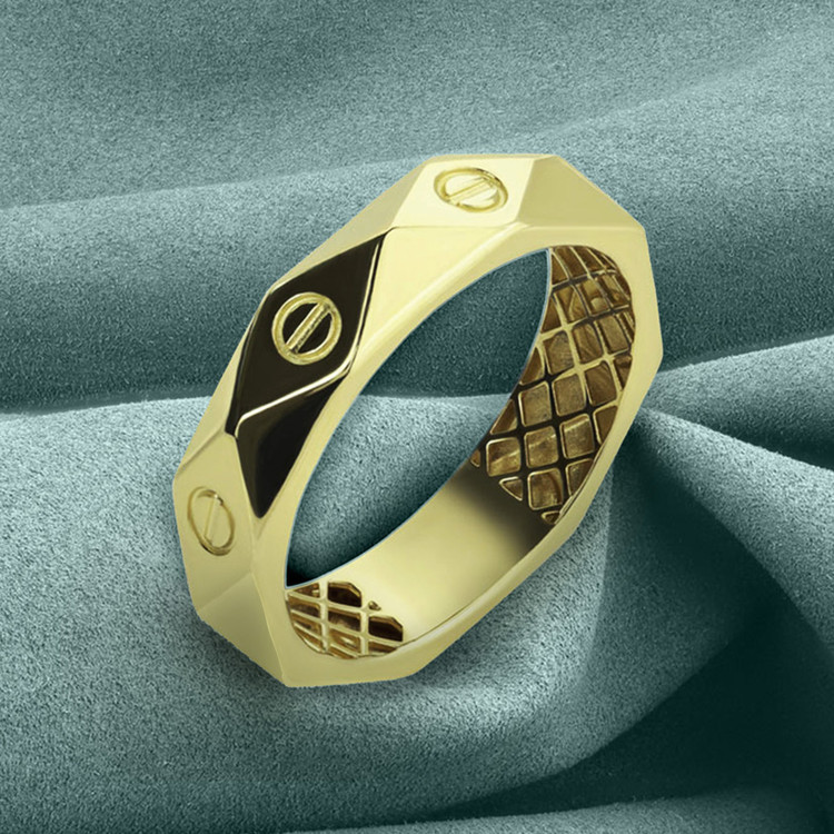 Кольцо из лимонного золота 585 пробы