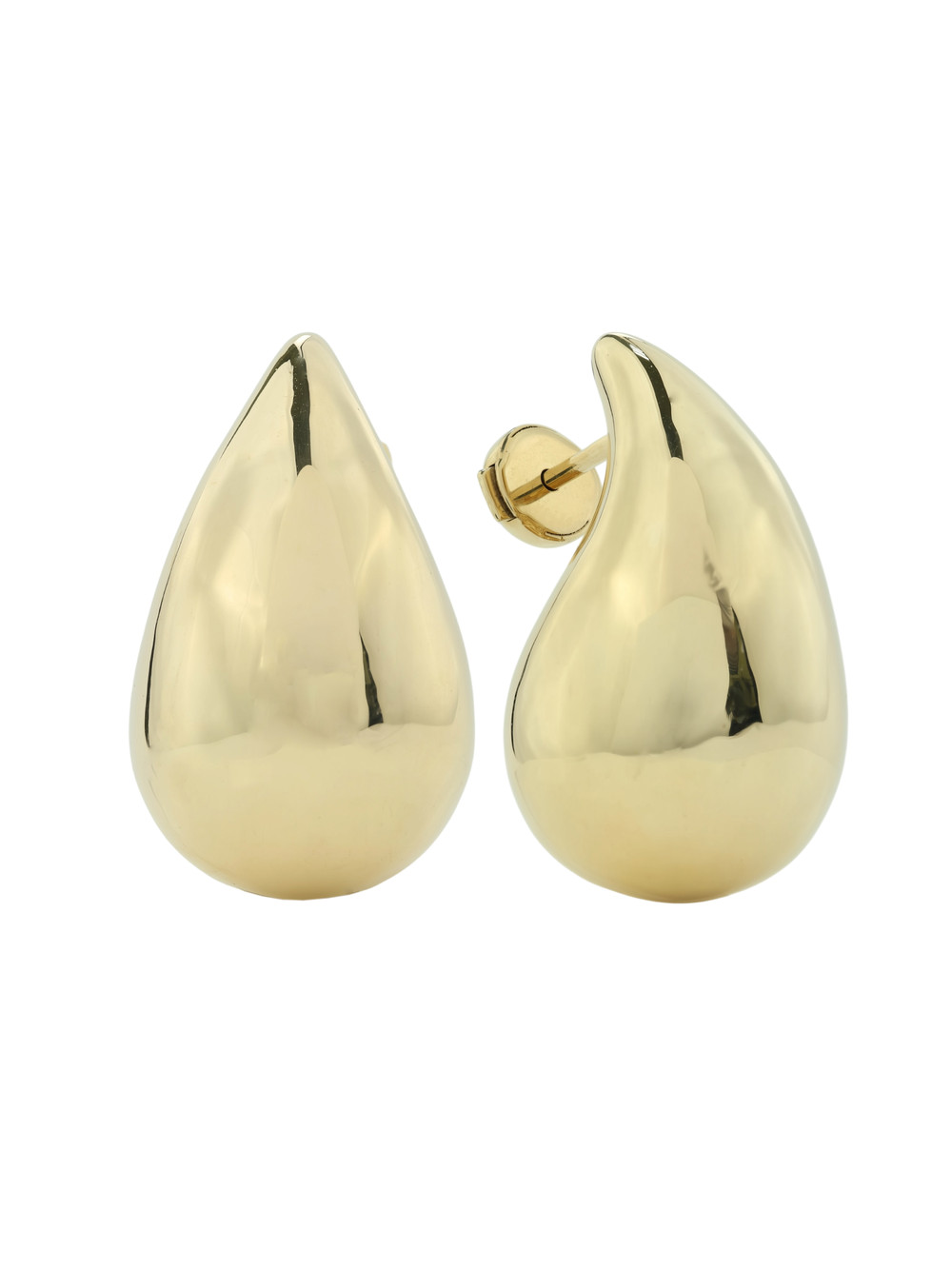 Серьги из лимонного золота 585 пробы