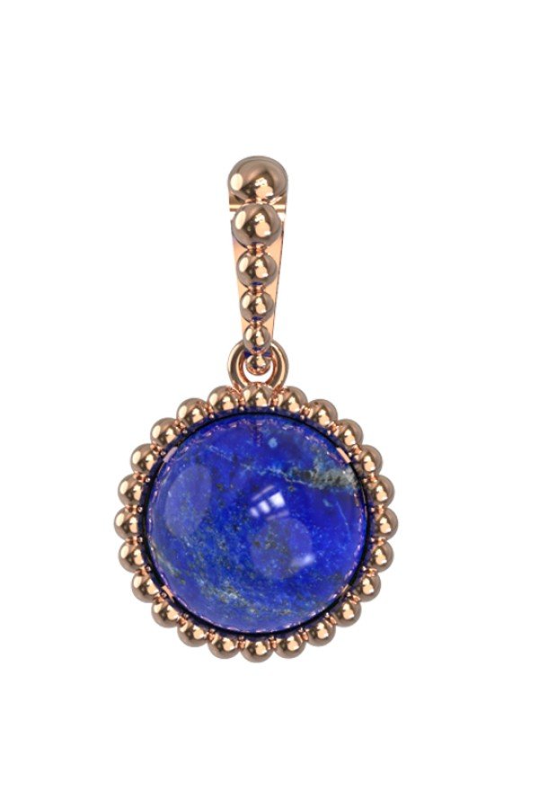 Подвеска из золота c лазуритом