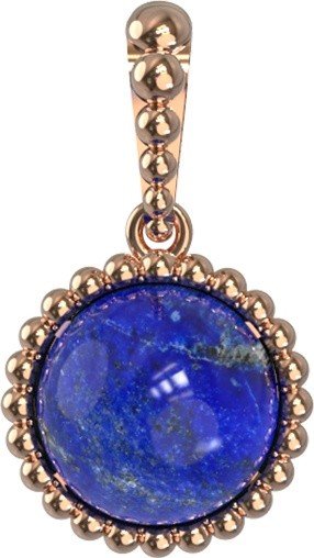 Подвеска из золота c лазуритом