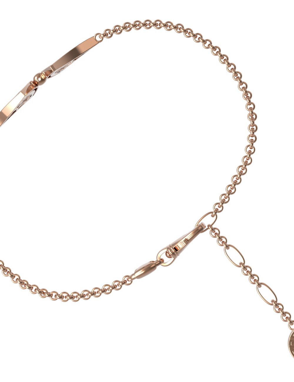 Браслет из золота c малахитом и перламутром