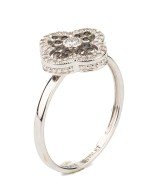 Кольцо из белого золота c бриллиантами