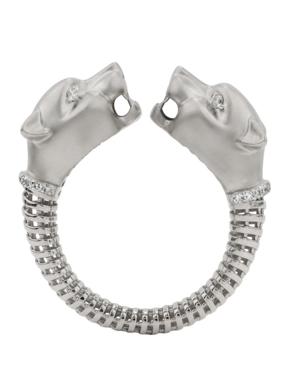 Кольцо из белого золота 585 пробы c бриллиантами