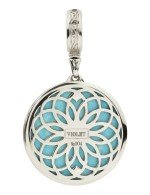 Подвеска из белого золота c бирюзой