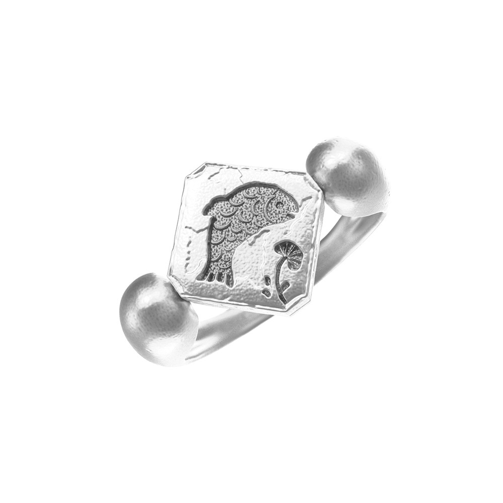 Кольцо из белого золота 585 пробы