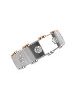 Кольцо из золота c бриллиантами и рубином